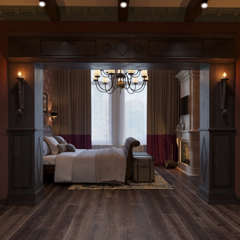 Загородный дом. Второй этаж. Мастер-спальня