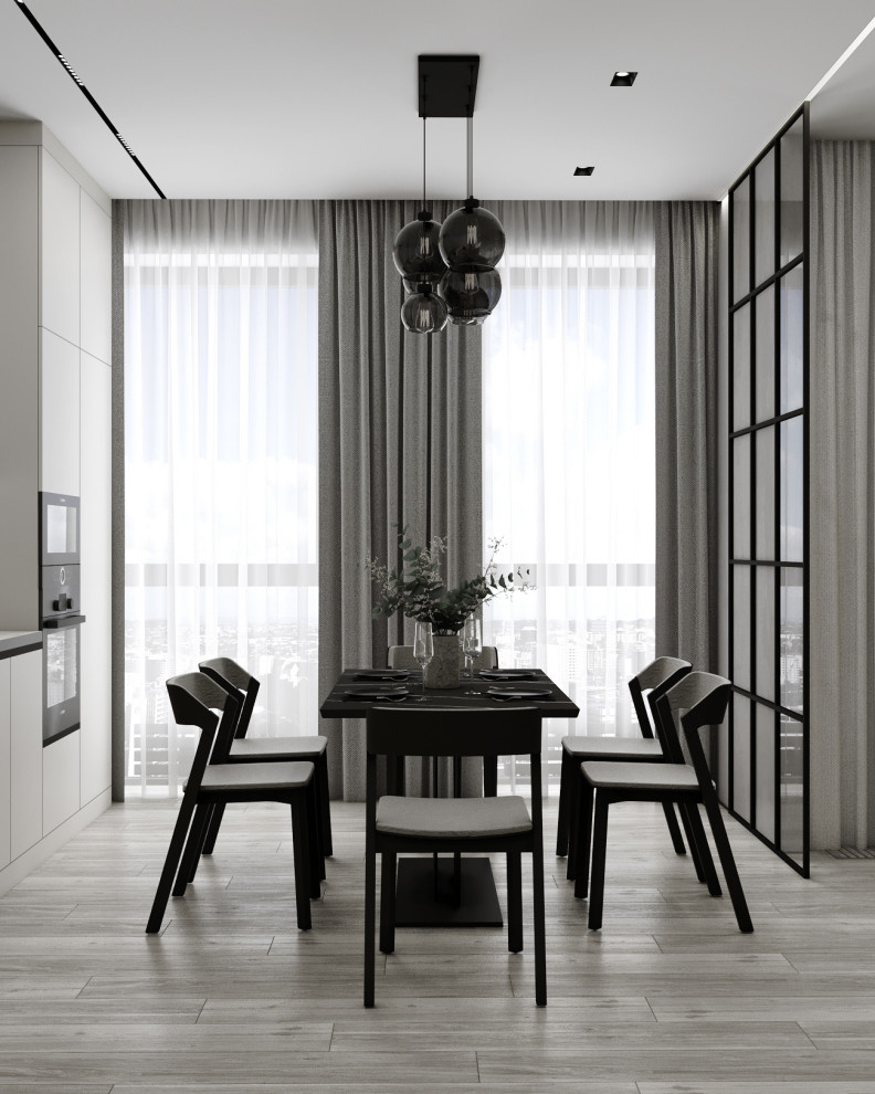 Дизайн Стильной Двухкомнатной Квартиры 74 м2 в жк Время в Москве