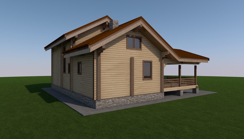 дом-баня  из бруса