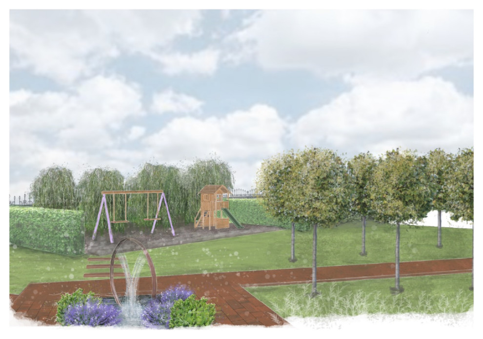 Проект частного сада 20 сот