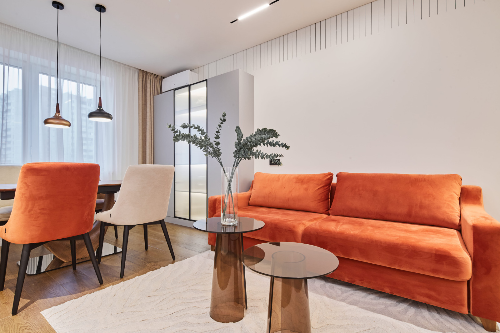 Современный дизайн трехкомнатной квартиры 112 кв. м.