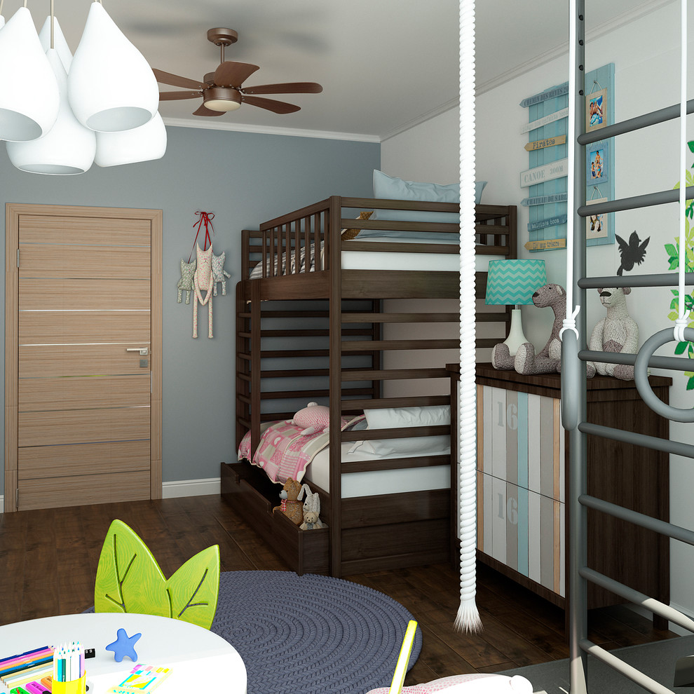 Обложка проекта: Детская комната для двух детей в г. Москва, Ленинский проспект