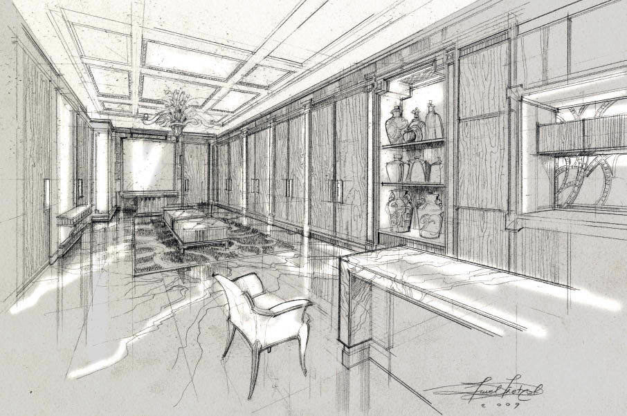 Эскизы - дизайн интерьера