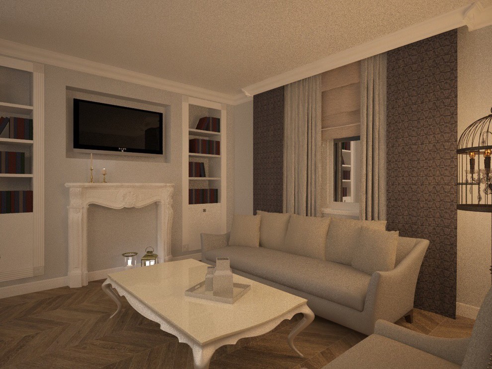 Элегантная квартира в стиле ар-деко