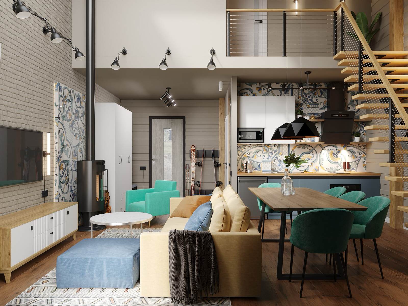 Дизайн гостевого дома в Озерном