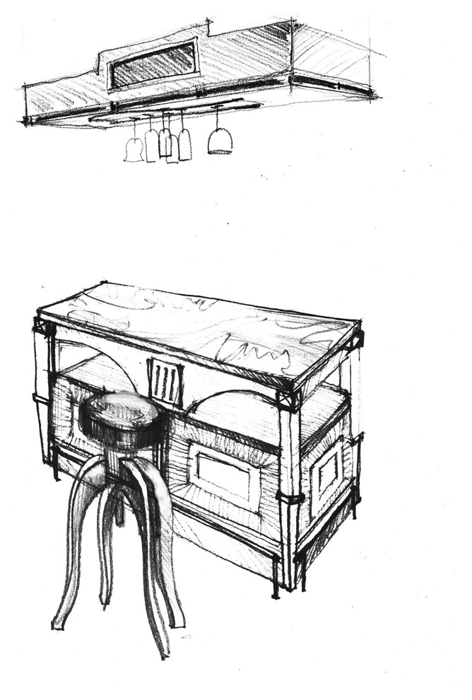 Предпроект(эскизы,коллажи)