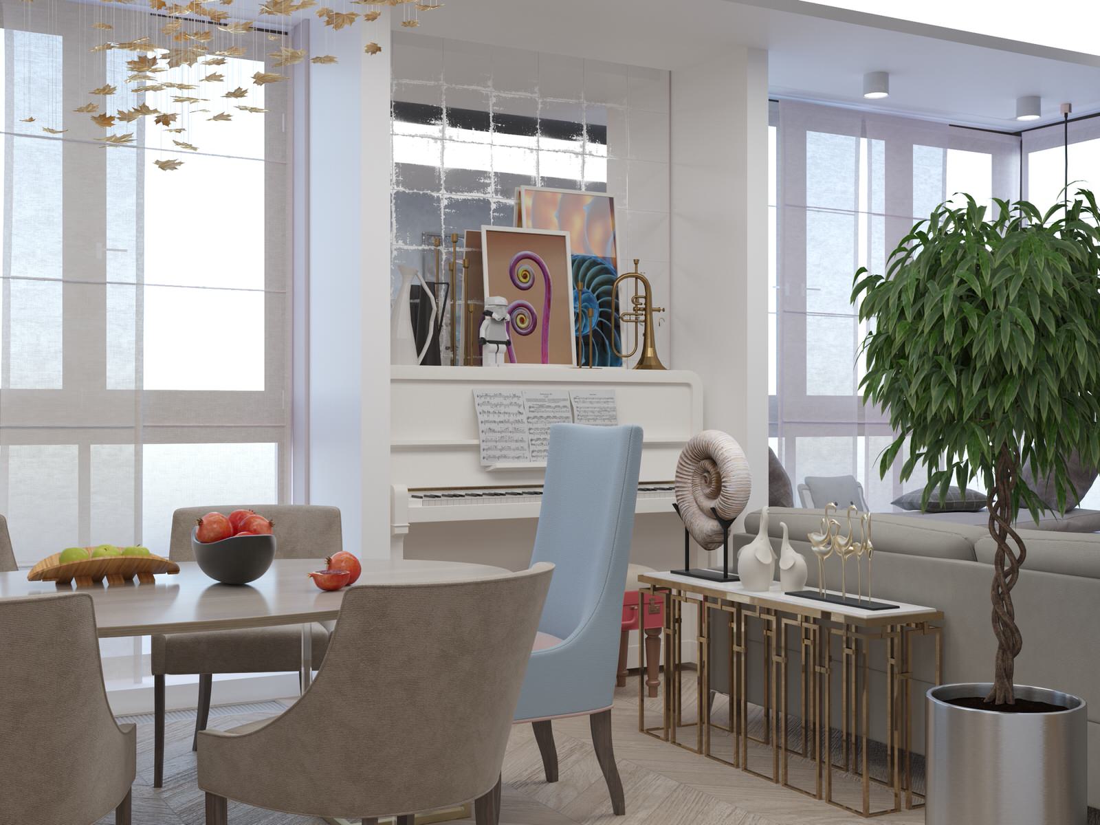 Квартира "Ветер странствий" в Сколково