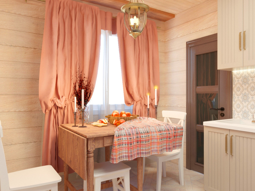 Дизайн дома из бруса