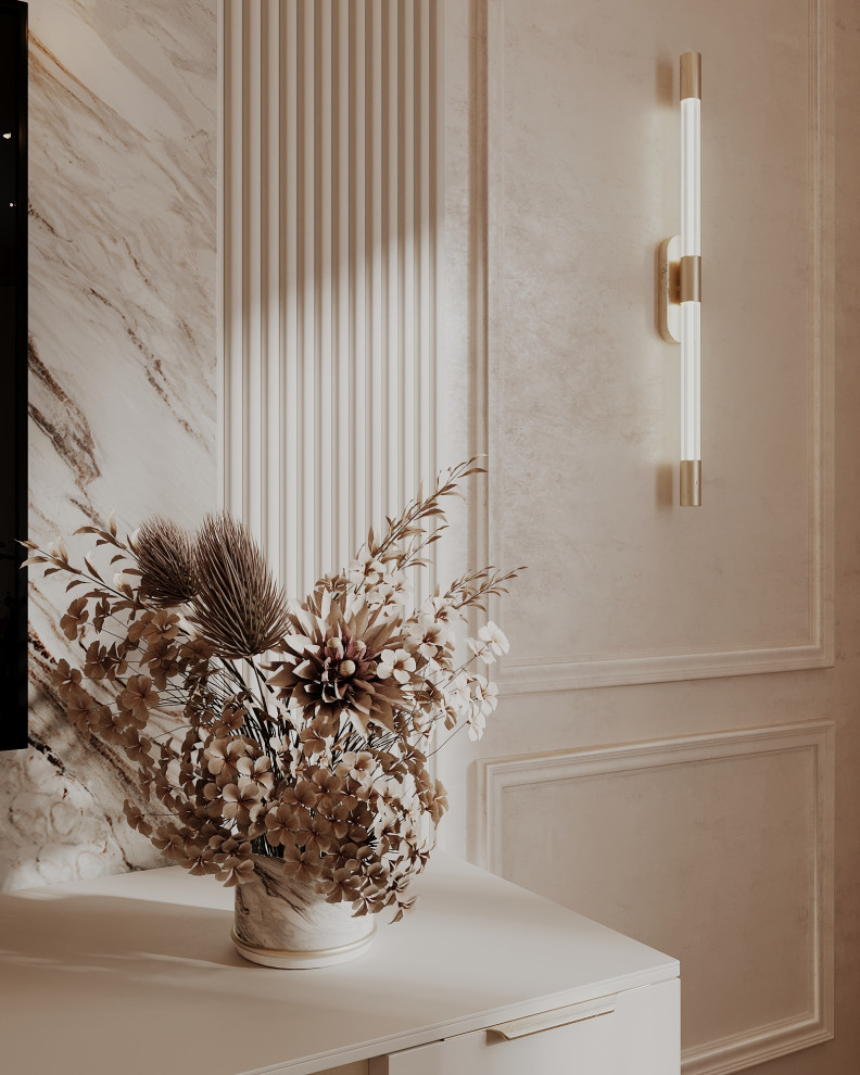 Проект Кухни-гостиной, 31 кв.м  ЖК "Настоящее", Москва