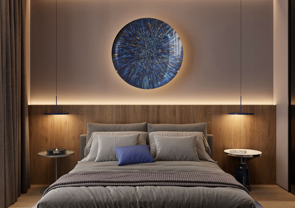 Спальня с цветом Электрик  Bedroom in Electic Colore