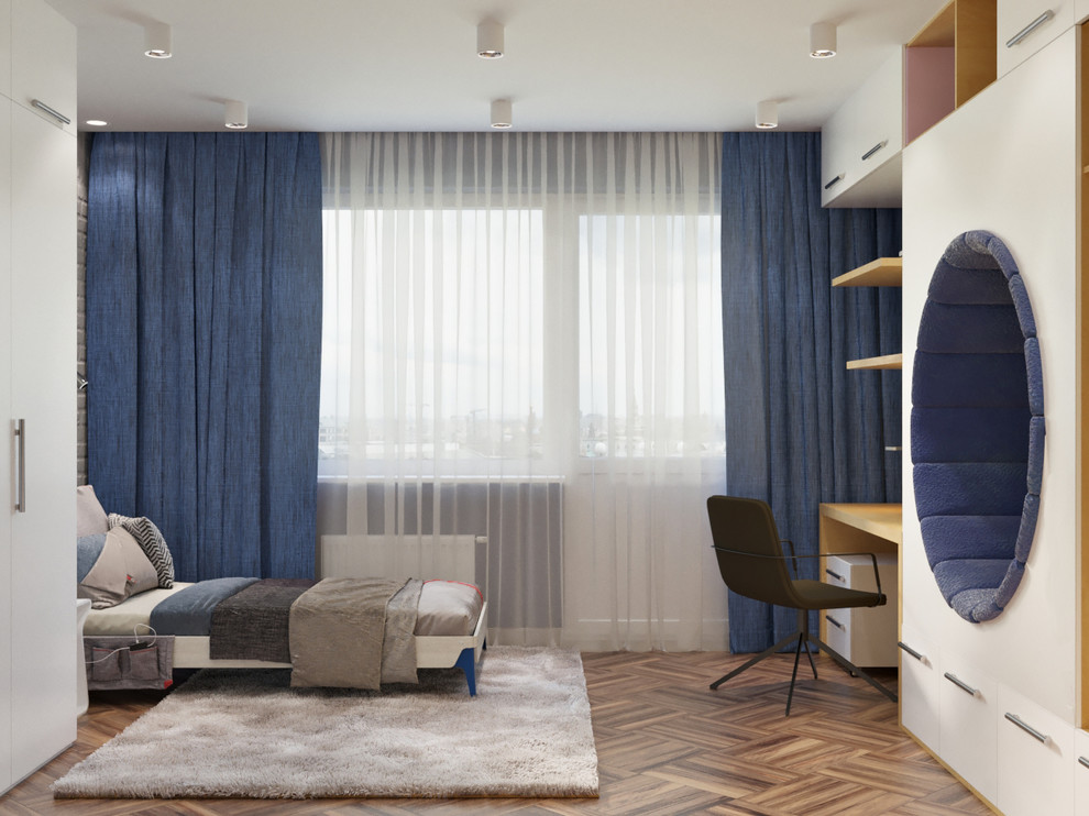 Дизайн детской для мальчика-подростка 16 кв.м.