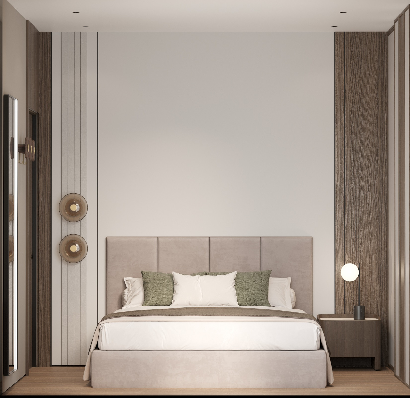 Интерьер видовой квартиры с террасой