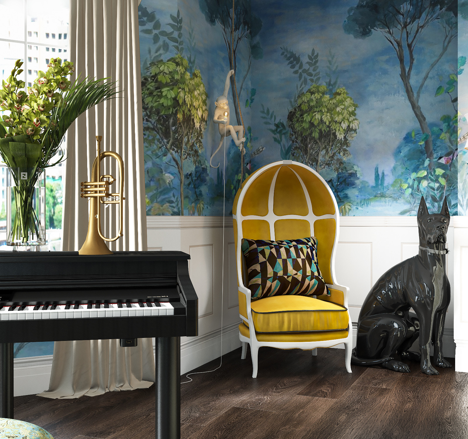 Обложка проекта: Гостиная Китч