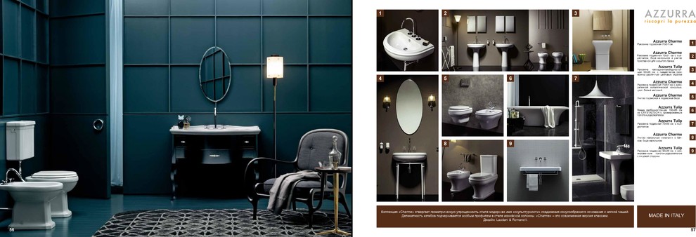 Интерьеры для ванной