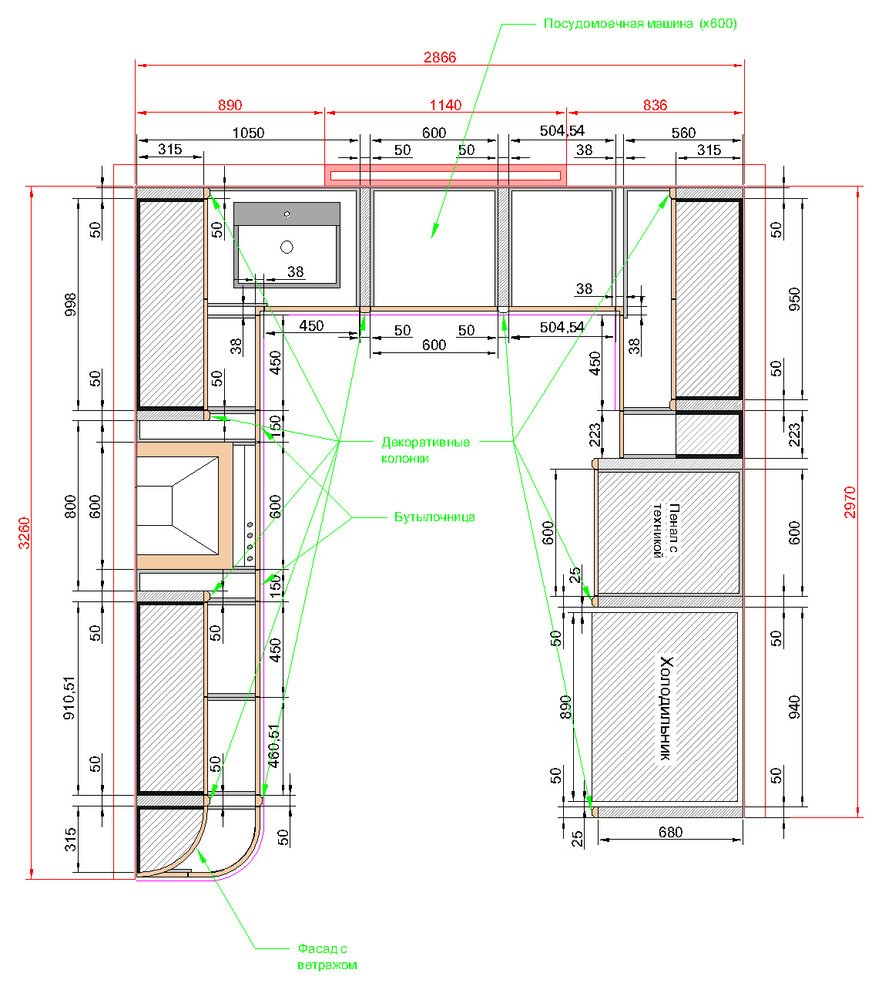 Кухня КЛАУС