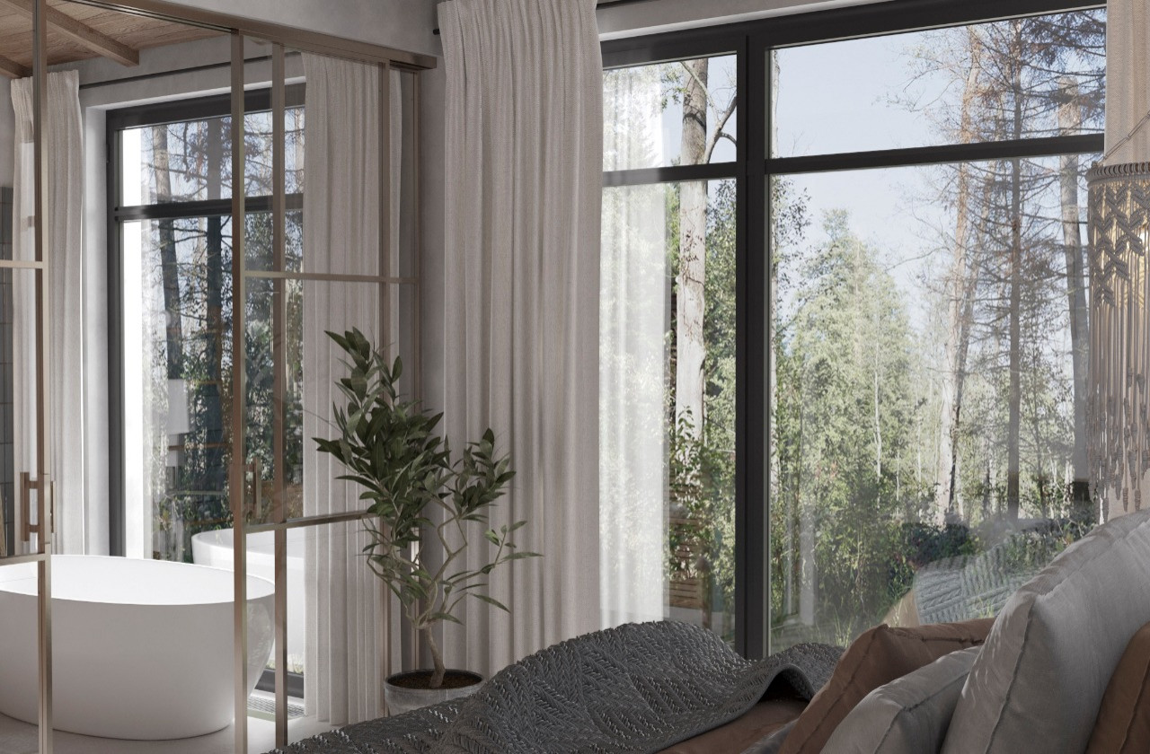 Ваби-саби в доме у озера