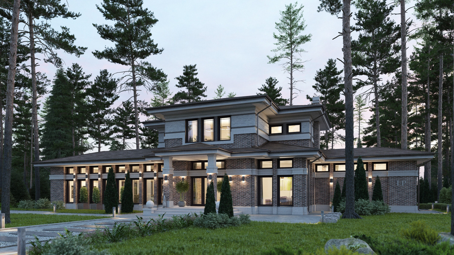 Обложка проекта: Проект индивидуального жилого дома 004