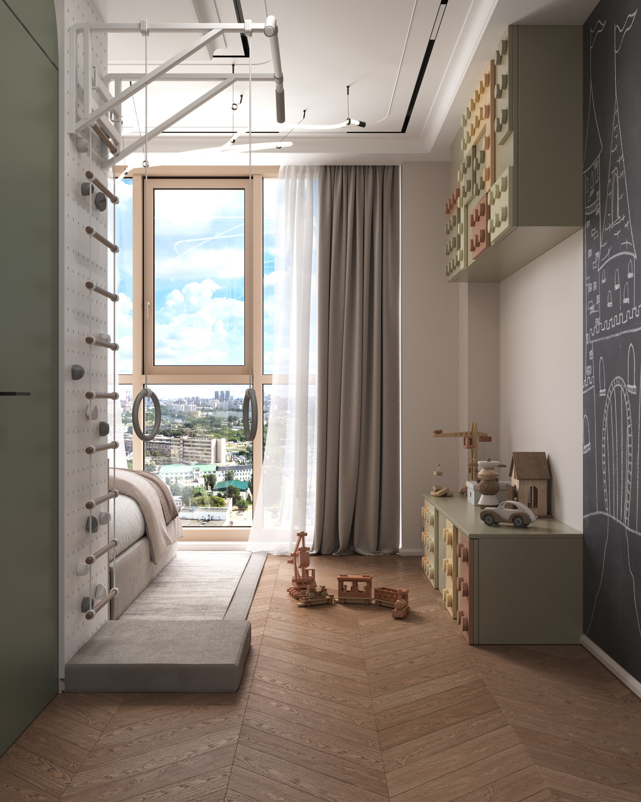 Проект двухэтажной квартиры