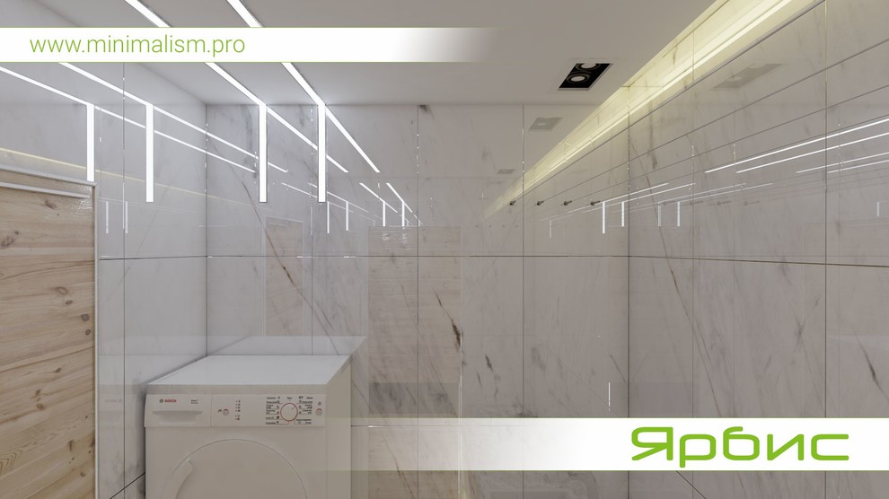 Дизайн небольшой прачечной в квартире