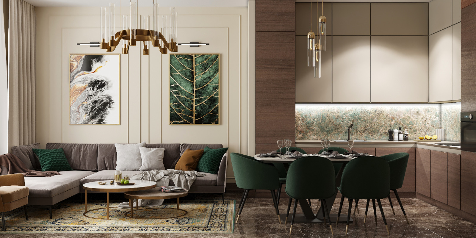 Обложка проекта: Квартира в ЖК «Крестовский Де Люкс»