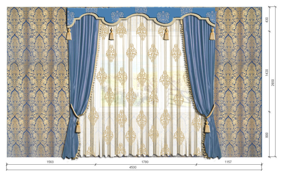 Эскизы штор