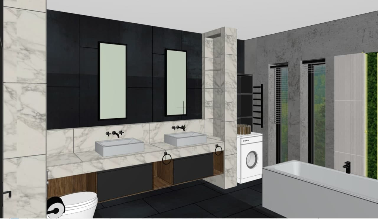 Одноэтажный дом 190 м2