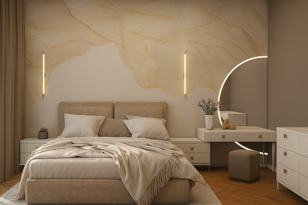 Спальня в стиле taupe