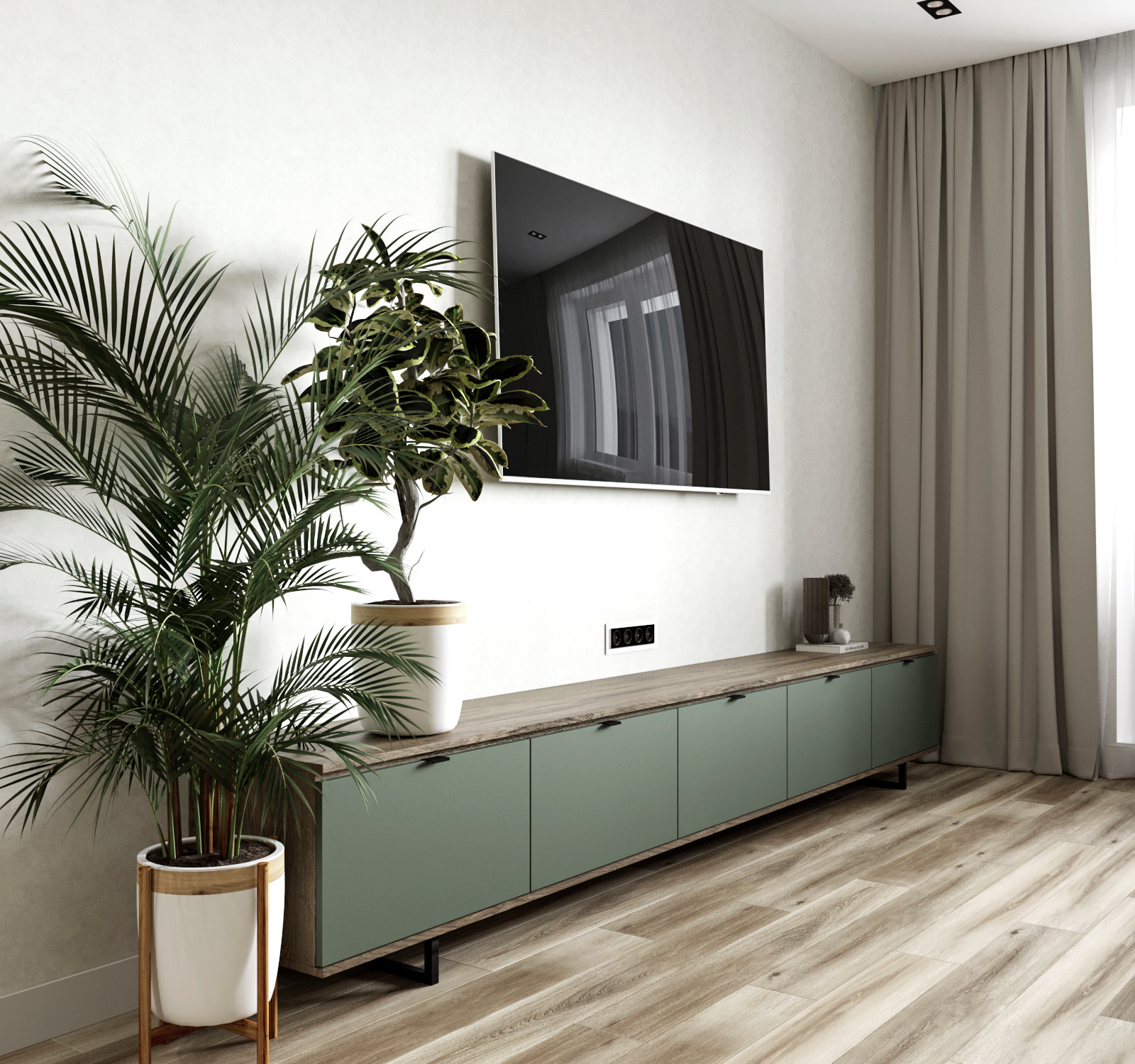 Проект 3-х комнатной квартиры для молодой семьи