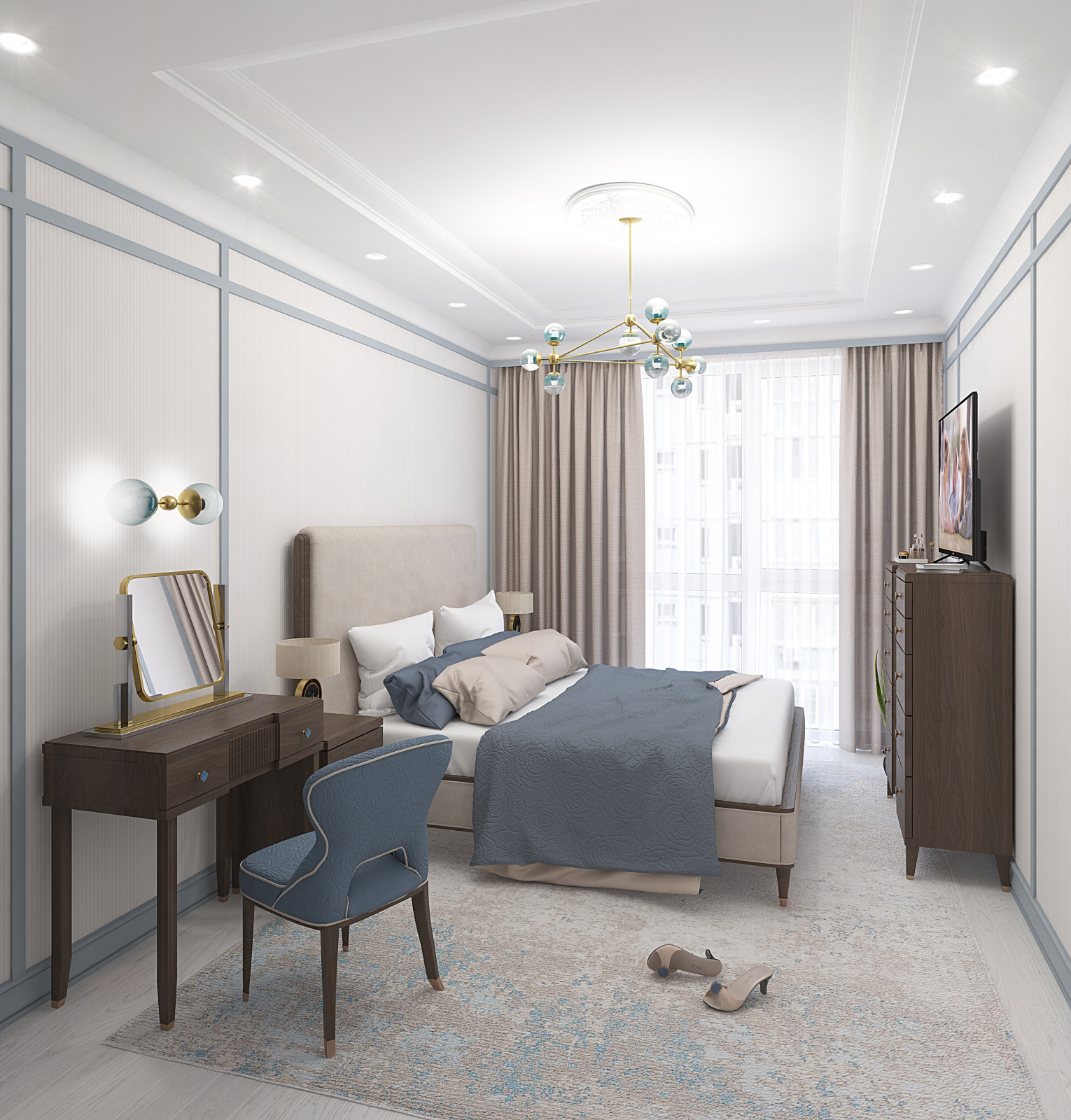 Четырех комнатная квартира 108 м.кв.