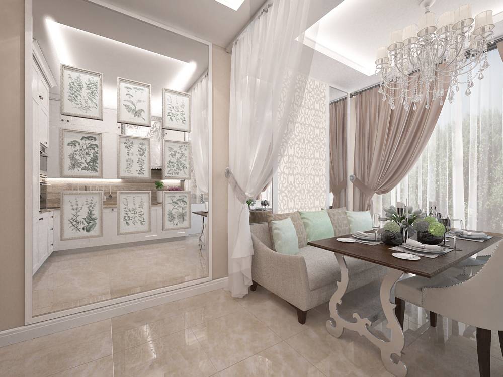 Обложка проекта: Квартира в ЖК Московский квартал, 55 м2