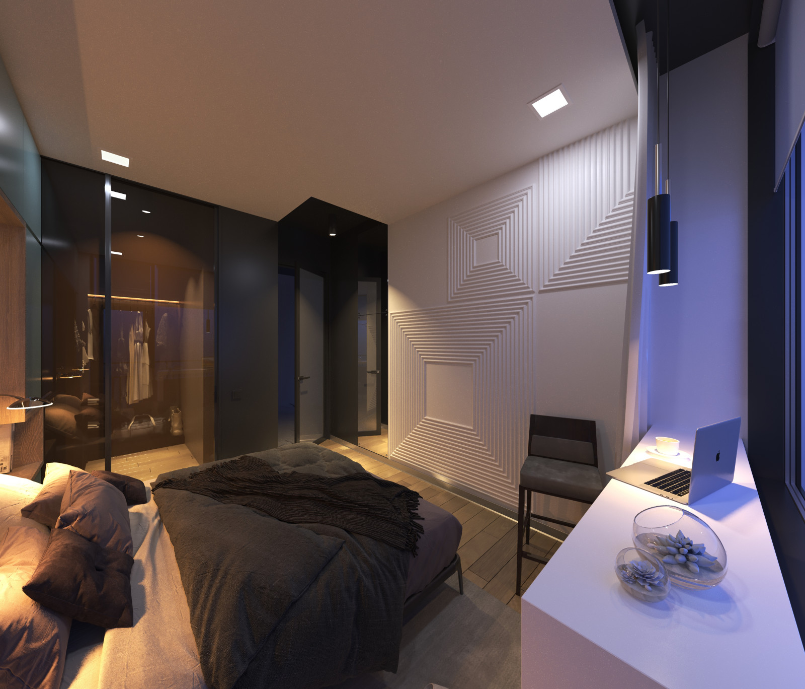 Интерьер квартиры ЖК "ЭВОЛЮЦИЯ", Новосибирск