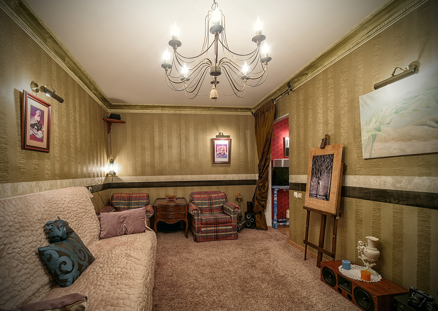 Квартира холостяка-романтика