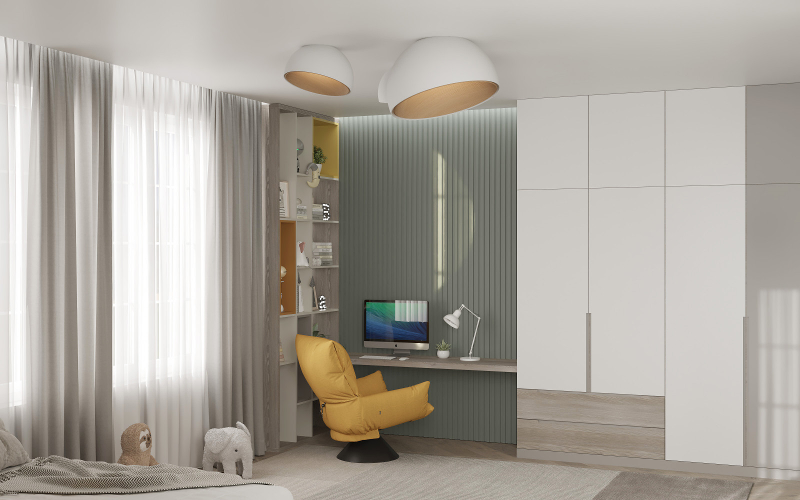 Обложка проекта: Проект детской комнаты в трехэтажном доме на улице Красная в городе Калининград