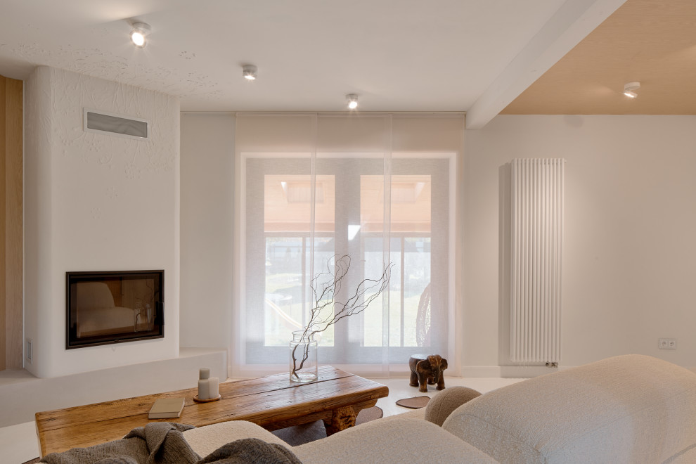 Кухня-гостиная. Разворот на 45 градусов