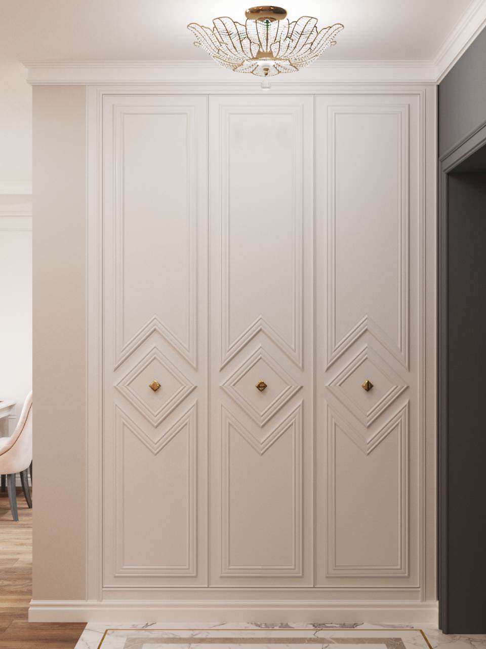 Дизайн интерьера квартиры  в ЖК "Легенда на  Дальневосточном"