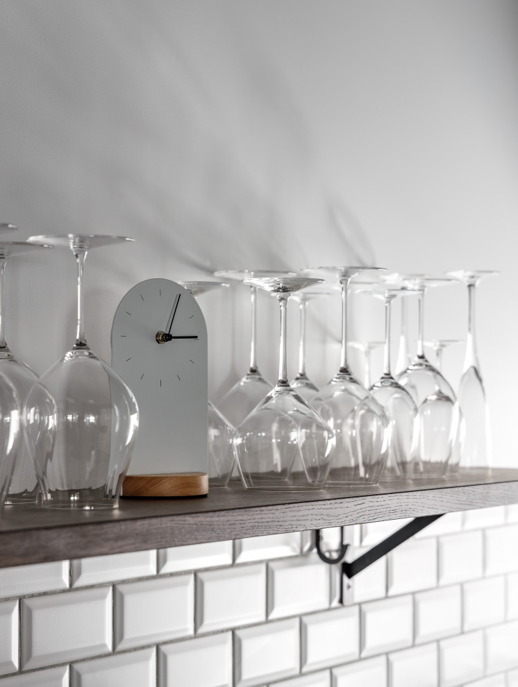 Мансардная двухуровневая квартира в скандинавском стиле