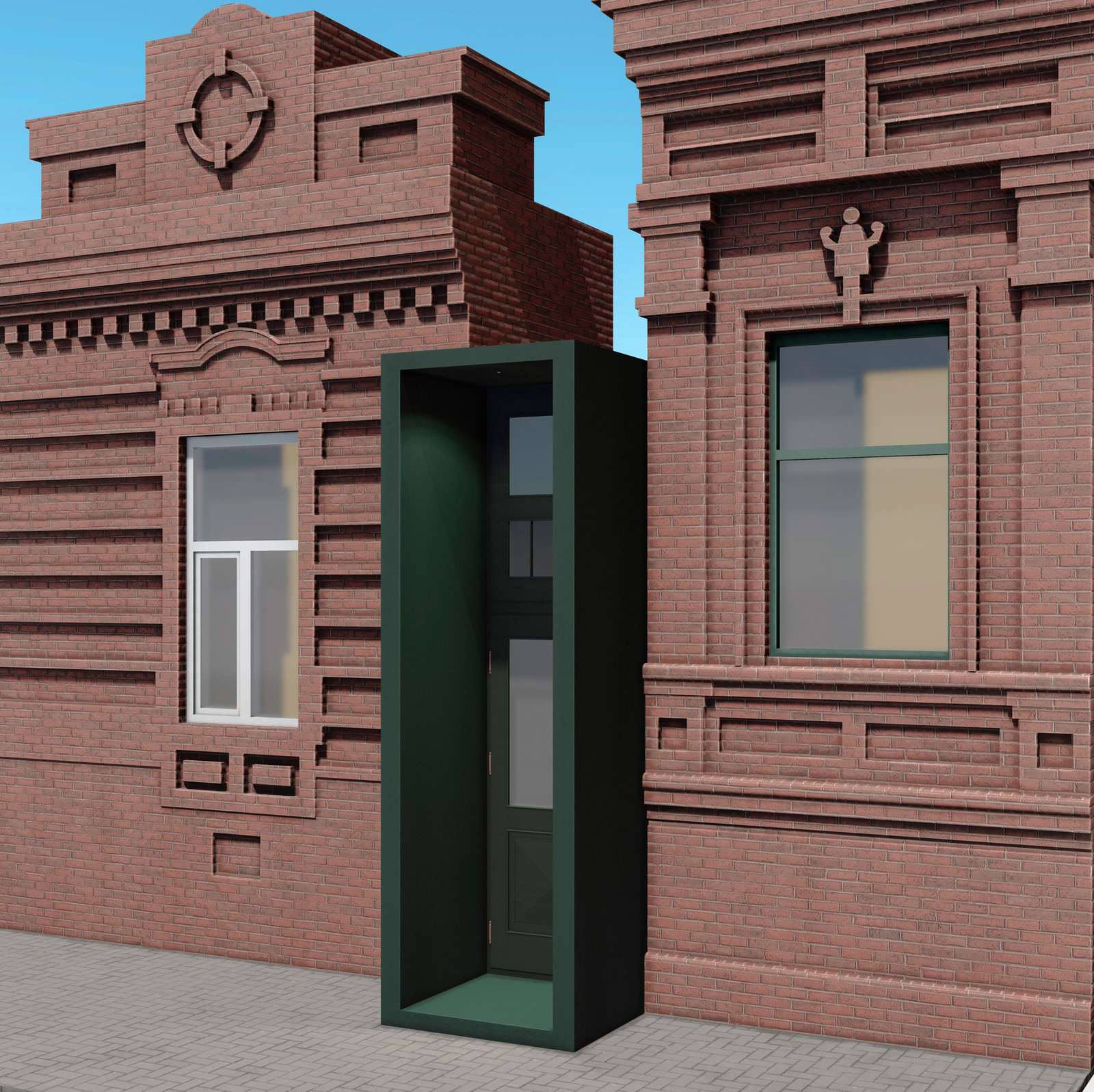 Концепт входной группы. Галерея Ларина.