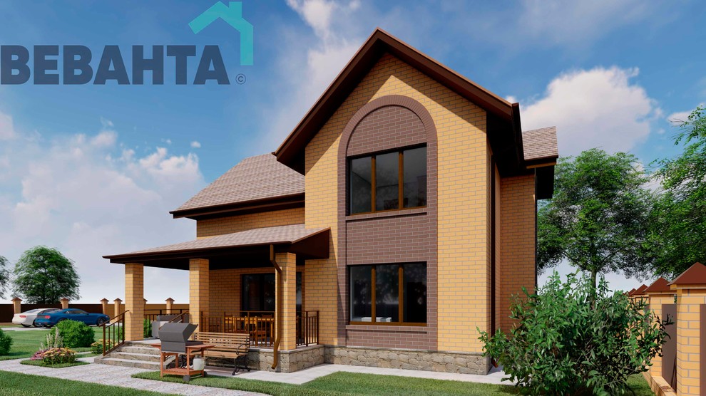 Загородный дом по проекту "Остин"