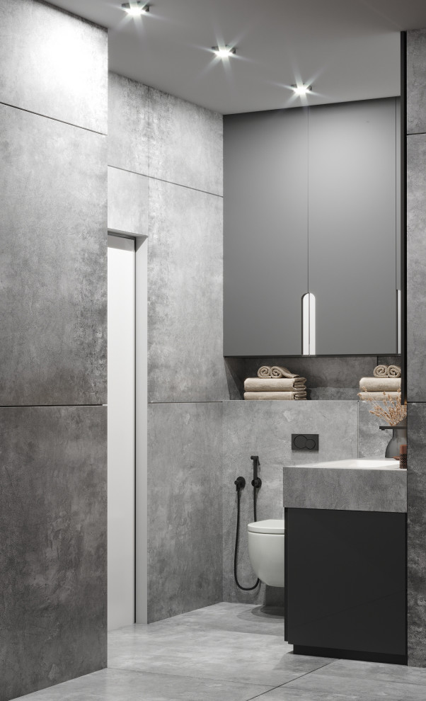 Обложка проекта: Санузел, 5 кв.м., ЖК Максим Горький