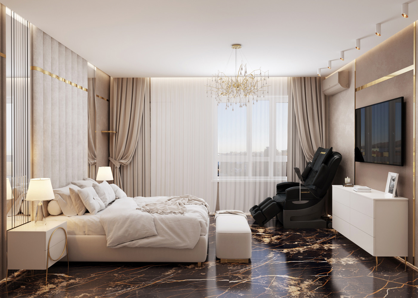 Апартаменты с элементами Арт-Деко