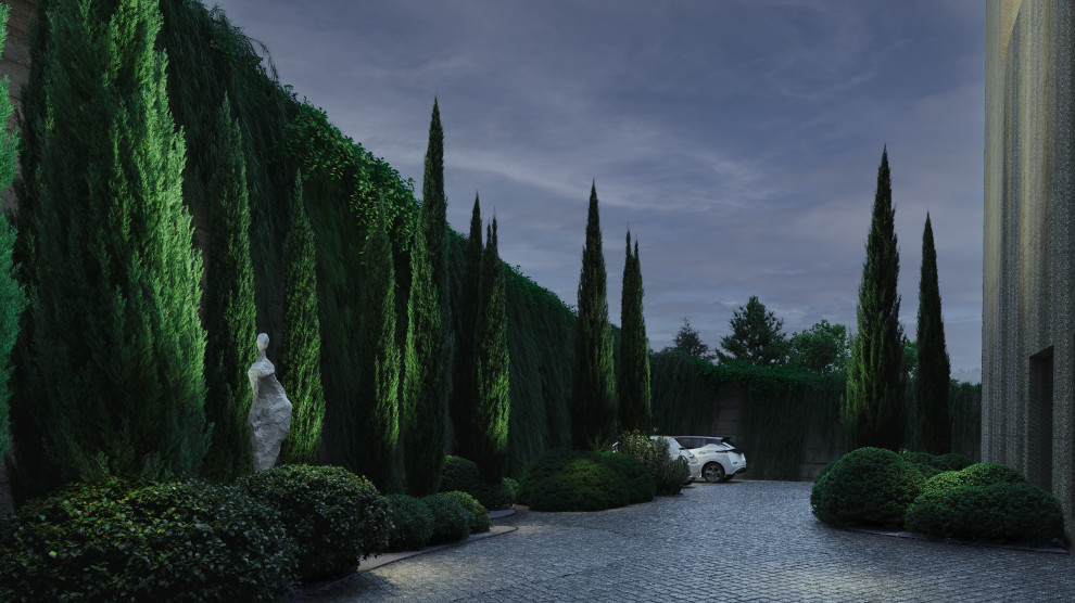 Парковка отеля