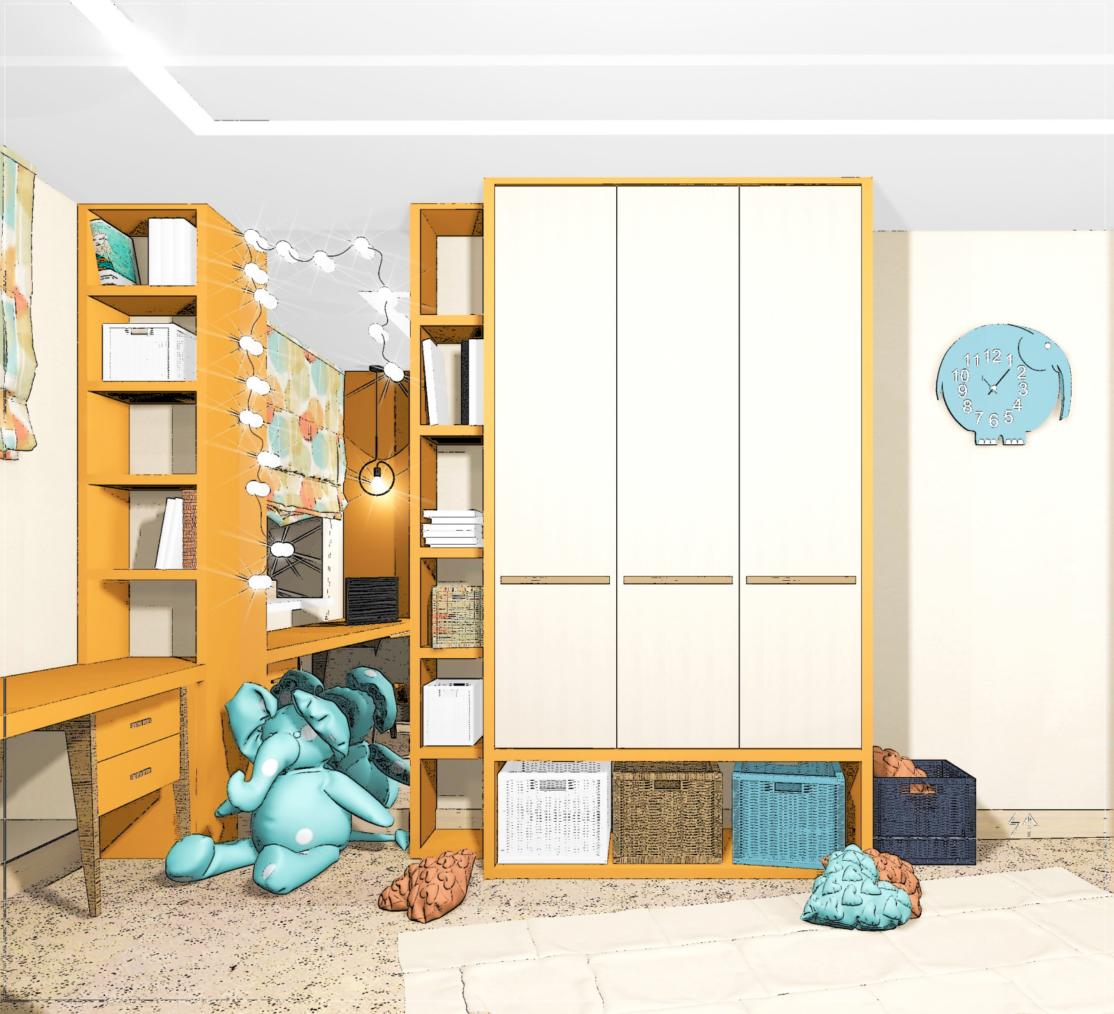 Обложка проекта: Проект "DREAM_2020" детская комната