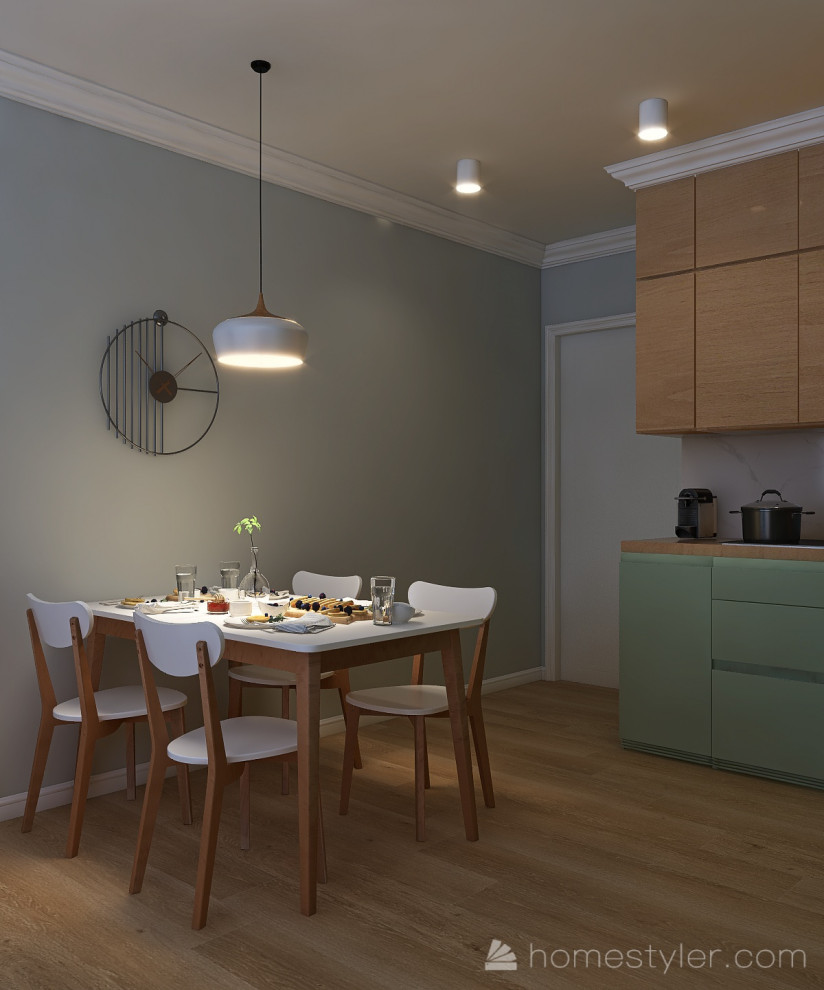 Обложка проекта: Кухня-гостиная