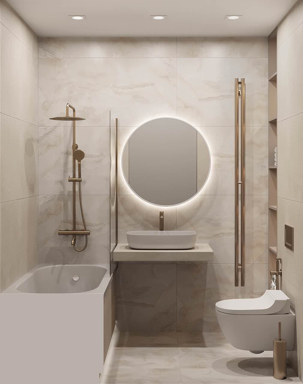 Дизайн-проект ЖК Айлант 54 кв.м