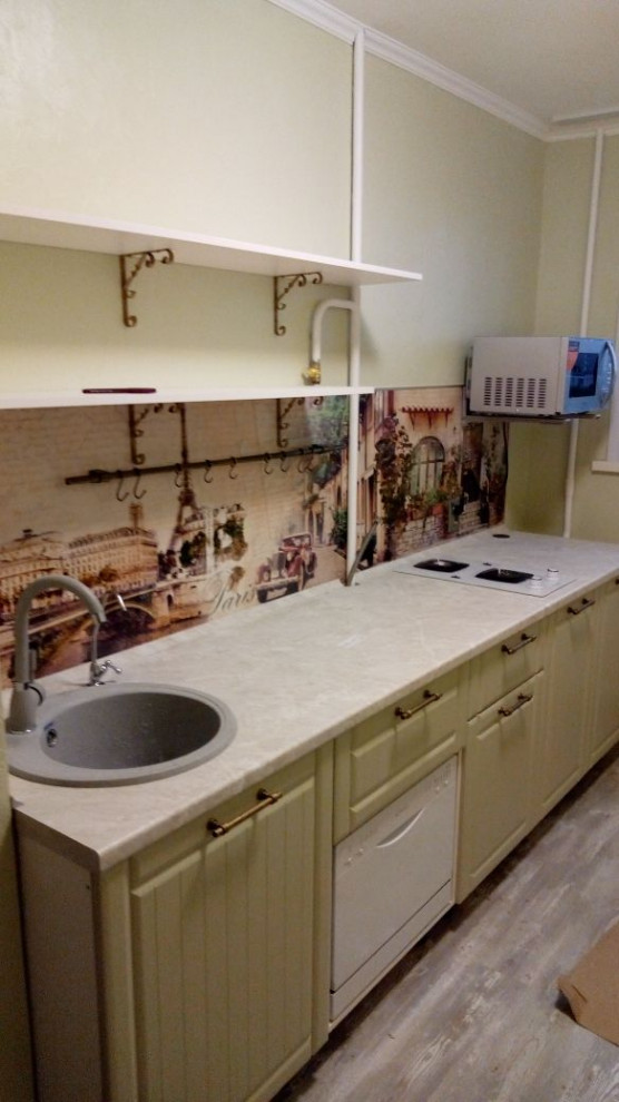 Маленькая кухня Прованс 4,5 м.кв.