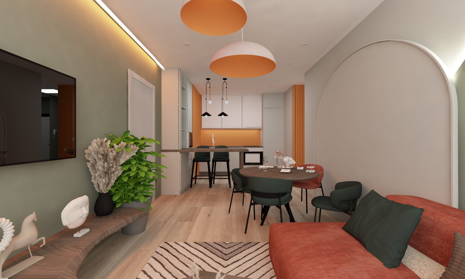 футуристическом стиль