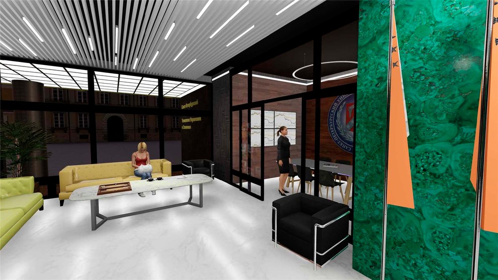 Обложка проекта: Вестибюль учебного заведения