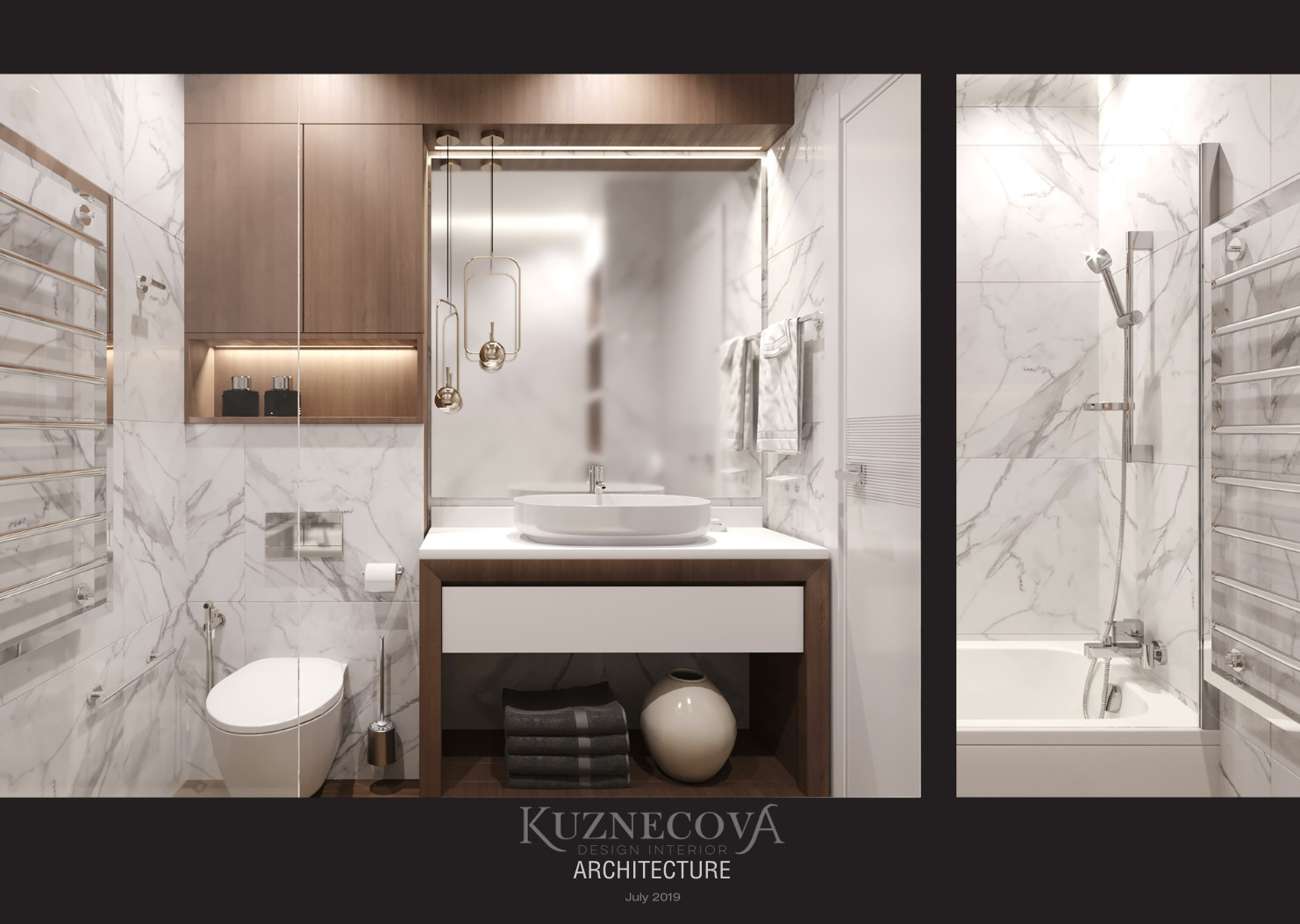 Дизайн проект квартиры 60 кв.м.