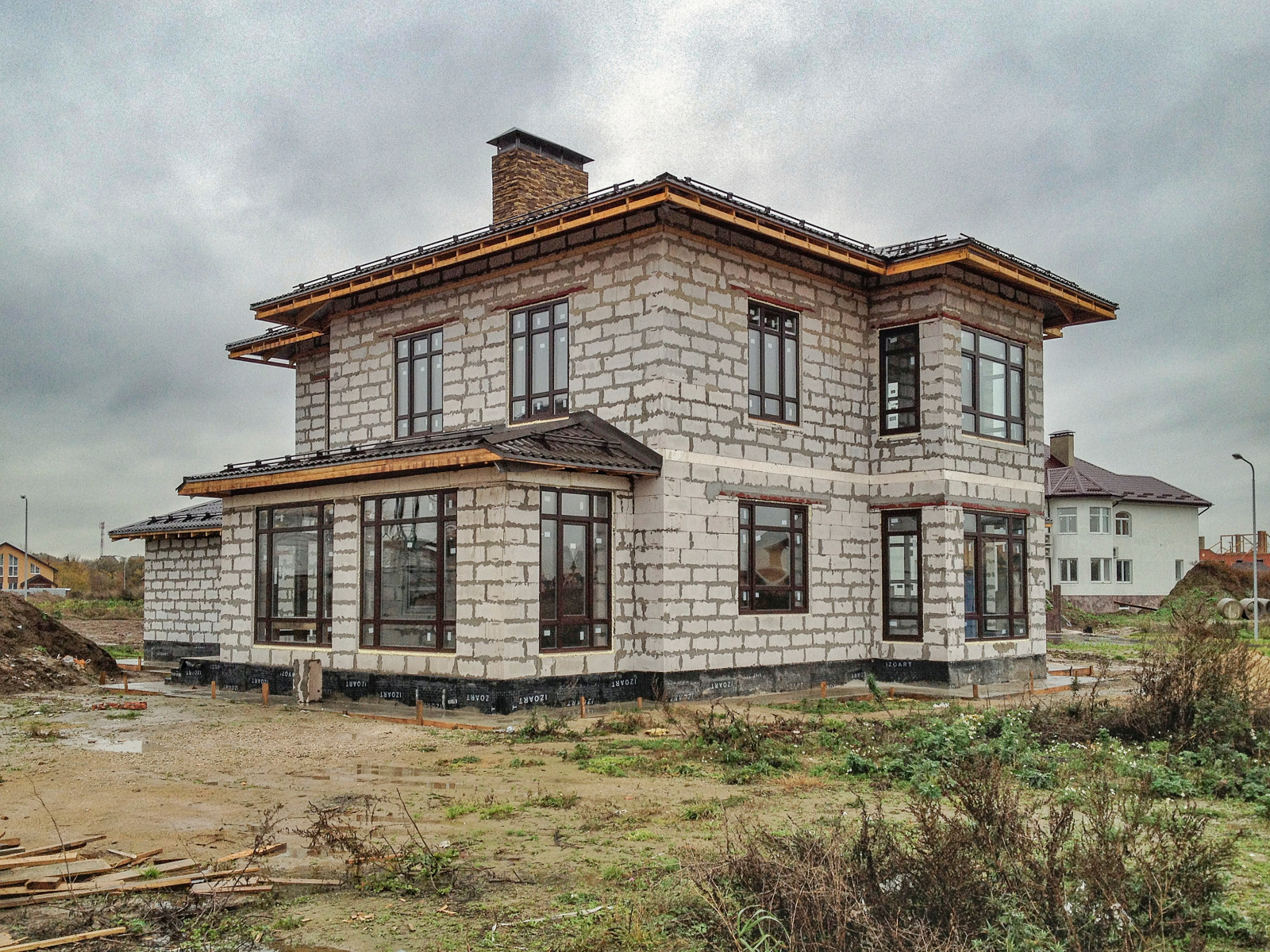 Обложка проекта: Остекление коттеджа в Малаховке окнами REHAU.