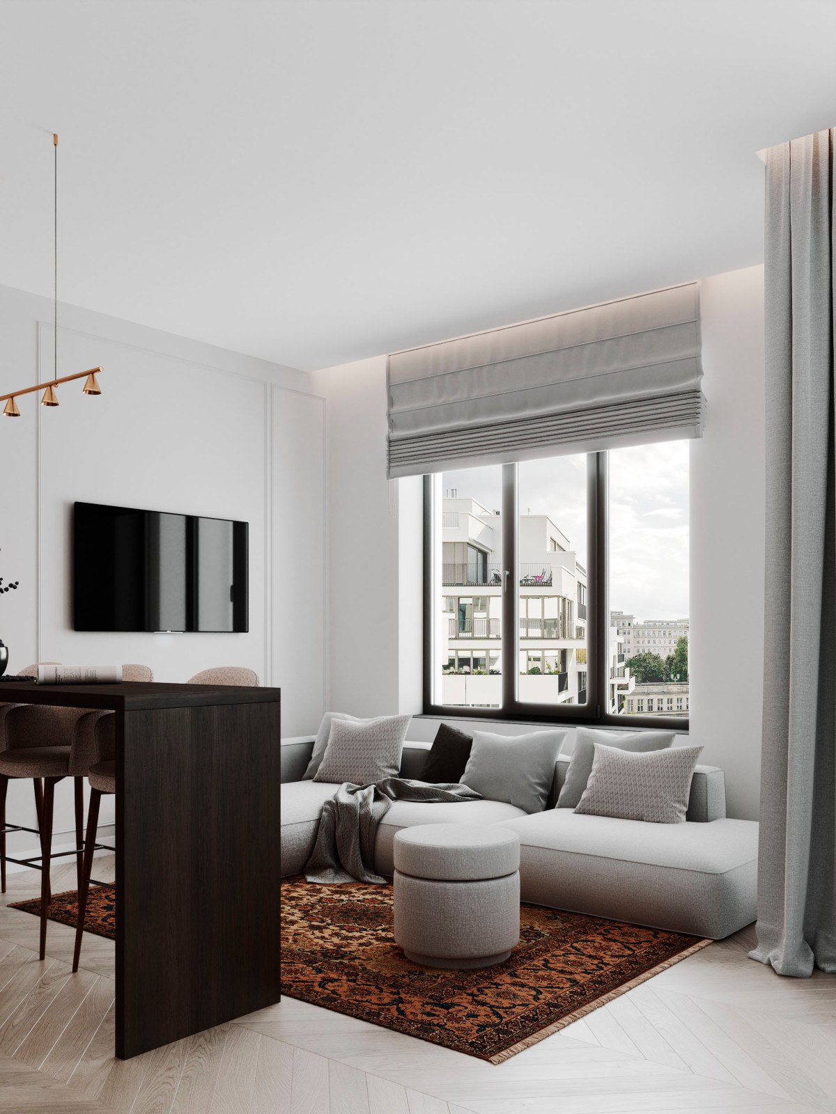 Обложка проекта: ЖК Притяжение, Проект для большой семьи (Санкт-Петербург) - 200м²